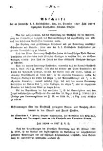 Verordnungsblatt für den Dienstbereich des K.K. Finanzministeriums für die im Reichsrate Vertretenen Königreiche und Länder : [...] : Beilage zu dem Verordnungsblatte für den Dienstbereich des K.K. Österr. Finanz-Ministeriums  18580126 Seite: 2