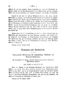 Verordnungsblatt für den Dienstbereich des K.K. Finanzministeriums für die im Reichsrate Vertretenen Königreiche und Länder : [...] : Beilage zu dem Verordnungsblatte für den Dienstbereich des K.K. Österr. Finanz-Ministeriums  18580212 Seite: 2