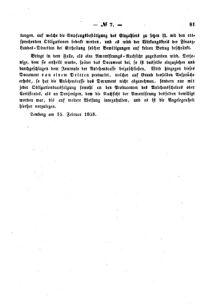 Verordnungsblatt für den Dienstbereich des K.K. Finanzministeriums für die im Reichsrate Vertretenen Königreiche und Länder : [...] : Beilage zu dem Verordnungsblatte für den Dienstbereich des K.K. Österr. Finanz-Ministeriums  18580227 Seite: 7