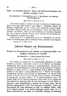 Verordnungsblatt für den Dienstbereich des K.K. Finanzministeriums für die im Reichsrate Vertretenen Königreiche und Länder : [...] : Beilage zu dem Verordnungsblatte für den Dienstbereich des K.K. Österr. Finanz-Ministeriums  18580319 Seite: 2