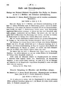 Verordnungsblatt für den Dienstbereich des K.K. Finanzministeriums für die im Reichsrate Vertretenen Königreiche und Länder : [...] : Beilage zu dem Verordnungsblatte für den Dienstbereich des K.K. Österr. Finanz-Ministeriums  18580415 Seite: 2