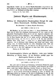 Verordnungsblatt für den Dienstbereich des K.K. Finanzministeriums für die im Reichsrate Vertretenen Königreiche und Länder : [...] : Beilage zu dem Verordnungsblatte für den Dienstbereich des K.K. Österr. Finanz-Ministeriums  18580510 Seite: 2