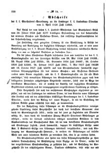 Verordnungsblatt für den Dienstbereich des K.K. Finanzministeriums für die im Reichsrate Vertretenen Königreiche und Länder : [...] : Beilage zu dem Verordnungsblatte für den Dienstbereich des K.K. Österr. Finanz-Ministeriums  18580510 Seite: 4