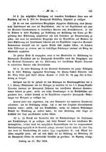 Verordnungsblatt für den Dienstbereich des K.K. Finanzministeriums für die im Reichsrate Vertretenen Königreiche und Länder : [...] : Beilage zu dem Verordnungsblatte für den Dienstbereich des K.K. Österr. Finanz-Ministeriums  18580525 Seite: 5