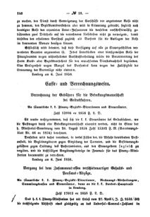 Verordnungsblatt für den Dienstbereich des K.K. Finanzministeriums für die im Reichsrate Vertretenen Königreiche und Länder : [...] : Beilage zu dem Verordnungsblatte für den Dienstbereich des K.K. Österr. Finanz-Ministeriums  18580625 Seite: 2