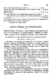 Verordnungsblatt für den Dienstbereich des K.K. Finanzministeriums für die im Reichsrate Vertretenen Königreiche und Länder : [...] : Beilage zu dem Verordnungsblatte für den Dienstbereich des K.K. Österr. Finanz-Ministeriums  18580827 Seite: 3