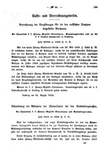 Verordnungsblatt für den Dienstbereich des K.K. Finanzministeriums für die im Reichsrate Vertretenen Königreiche und Länder : [...] : Beilage zu dem Verordnungsblatte für den Dienstbereich des K.K. Österr. Finanz-Ministeriums  18580909 Seite: 5