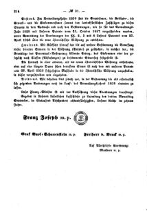 Verordnungsblatt für den Dienstbereich des K.K. Finanzministeriums für die im Reichsrate Vertretenen Königreiche und Länder : [...] : Beilage zu dem Verordnungsblatte für den Dienstbereich des K.K. Österr. Finanz-Ministeriums  18580921 Seite: 4