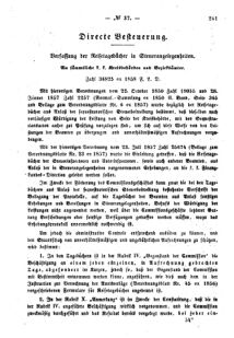 Verordnungsblatt für den Dienstbereich des K.K. Finanzministeriums für die im Reichsrate Vertretenen Königreiche und Länder : [...] : Beilage zu dem Verordnungsblatte für den Dienstbereich des K.K. Österr. Finanz-Ministeriums  18581020 Seite: 3