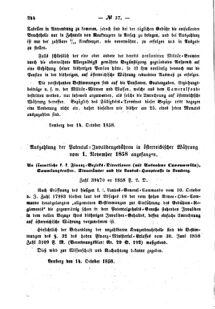 Verordnungsblatt für den Dienstbereich des K.K. Finanzministeriums für die im Reichsrate Vertretenen Königreiche und Länder : [...] : Beilage zu dem Verordnungsblatte für den Dienstbereich des K.K. Österr. Finanz-Ministeriums  18581020 Seite: 6