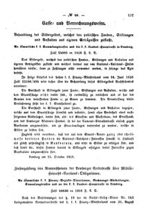 Verordnungsblatt für den Dienstbereich des K.K. Finanzministeriums für die im Reichsrate Vertretenen Königreiche und Länder : [...] : Beilage zu dem Verordnungsblatte für den Dienstbereich des K.K. Österr. Finanz-Ministeriums  18581030 Seite: 3