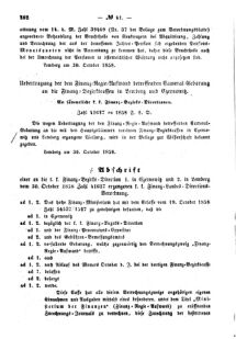 Verordnungsblatt für den Dienstbereich des K.K. Finanzministeriums für die im Reichsrate Vertretenen Königreiche und Länder : [...] : Beilage zu dem Verordnungsblatte für den Dienstbereich des K.K. Österr. Finanz-Ministeriums  18581106 Seite: 2