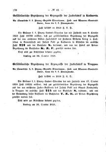 Verordnungsblatt für den Dienstbereich des K.K. Finanzministeriums für die im Reichsrate Vertretenen Königreiche und Länder : [...] : Beilage zu dem Verordnungsblatte für den Dienstbereich des K.K. Österr. Finanz-Ministeriums  18581110 Seite: 4