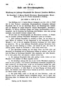 Verordnungsblatt für den Dienstbereich des K.K. Finanzministeriums für die im Reichsrate Vertretenen Königreiche und Länder : [...] : Beilage zu dem Verordnungsblatte für den Dienstbereich des K.K. Österr. Finanz-Ministeriums  18581206 Seite: 4