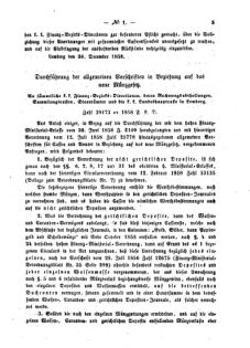 Verordnungsblatt für den Dienstbereich des K.K. Finanzministeriums für die im Reichsrate Vertretenen Königreiche und Länder : [...] : Beilage zu dem Verordnungsblatte für den Dienstbereich des K.K. Österr. Finanz-Ministeriums  18590115 Seite: 5