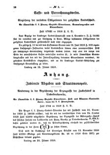 Verordnungsblatt für den Dienstbereich des K.K. Finanzministeriums für die im Reichsrate Vertretenen Königreiche und Länder : [...] : Beilage zu dem Verordnungsblatte für den Dienstbereich des K.K. Österr. Finanz-Ministeriums  18590129 Seite: 4