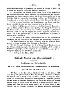 Verordnungsblatt für den Dienstbereich des K.K. Finanzministeriums für die im Reichsrate Vertretenen Königreiche und Länder : [...] : Beilage zu dem Verordnungsblatte für den Dienstbereich des K.K. Österr. Finanz-Ministeriums  18590307 Seite: 3