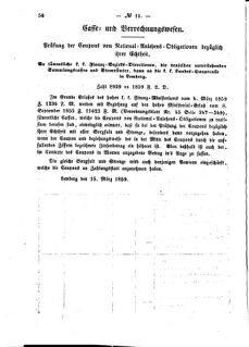 Verordnungsblatt für den Dienstbereich des K.K. Finanzministeriums für die im Reichsrate Vertretenen Königreiche und Länder : [...] : Beilage zu dem Verordnungsblatte für den Dienstbereich des K.K. Österr. Finanz-Ministeriums  18590324 Seite: 6