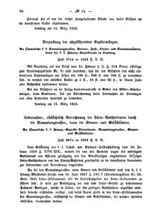 Verordnungsblatt für den Dienstbereich des K.K. Finanzministeriums für die im Reichsrate Vertretenen Königreiche und Länder : [...] : Beilage zu dem Verordnungsblatte für den Dienstbereich des K.K. Österr. Finanz-Ministeriums  18590407 Seite: 2