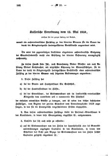 Verordnungsblatt für den Dienstbereich des K.K. Finanzministeriums für die im Reichsrate Vertretenen Königreiche und Länder : [...] : Beilage zu dem Verordnungsblatte für den Dienstbereich des K.K. Österr. Finanz-Ministeriums  18590618 Seite: 14