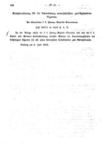 Verordnungsblatt für den Dienstbereich des K.K. Finanzministeriums für die im Reichsrate Vertretenen Königreiche und Länder : [...] : Beilage zu dem Verordnungsblatte für den Dienstbereich des K.K. Österr. Finanz-Ministeriums  18590622 Seite: 2