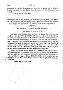 Verordnungsblatt für den Dienstbereich des K.K. Finanzministeriums für die im Reichsrate Vertretenen Königreiche und Länder : [...] : Beilage zu dem Verordnungsblatte für den Dienstbereich des K.K. Österr. Finanz-Ministeriums  18590728 Seite: 4