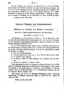 Verordnungsblatt für den Dienstbereich des K.K. Finanzministeriums für die im Reichsrate Vertretenen Königreiche und Länder : [...] : Beilage zu dem Verordnungsblatte für den Dienstbereich des K.K. Österr. Finanz-Ministeriums  18590805 Seite: 2