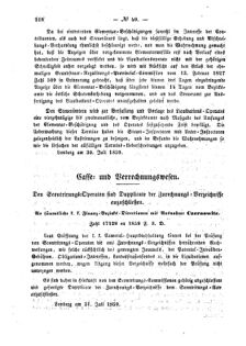 Verordnungsblatt für den Dienstbereich des K.K. Finanzministeriums für die im Reichsrate Vertretenen Königreiche und Länder : [...] : Beilage zu dem Verordnungsblatte für den Dienstbereich des K.K. Österr. Finanz-Ministeriums  18590820 Seite: 4