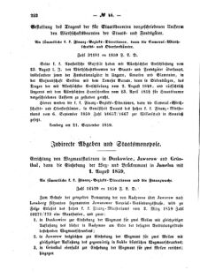 Verordnungsblatt für den Dienstbereich des K.K. Finanzministeriums für die im Reichsrate Vertretenen Königreiche und Länder : [...] : Beilage zu dem Verordnungsblatte für den Dienstbereich des K.K. Österr. Finanz-Ministeriums  18590930 Seite: 8