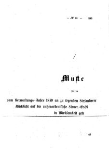 Verordnungsblatt für den Dienstbereich des K.K. Finanzministeriums für die im Reichsrate Vertretenen Königreiche und Länder : [...] : Beilage zu dem Verordnungsblatte für den Dienstbereich des K.K. Österr. Finanz-Ministeriums  18591024 Seite: 5