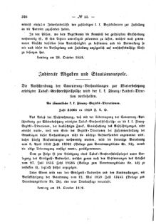 Verordnungsblatt für den Dienstbereich des K.K. Finanzministeriums für die im Reichsrate Vertretenen Königreiche und Länder : [...] : Beilage zu dem Verordnungsblatte für den Dienstbereich des K.K. Österr. Finanz-Ministeriums  18591110 Seite: 2