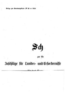 Verordnungsblatt für den Dienstbereich des K.K. Finanzministeriums für die im Reichsrate Vertretenen Königreiche und Länder : [...] : Beilage zu dem Verordnungsblatte für den Dienstbereich des K.K. Österr. Finanz-Ministeriums  18591115 Seite: 5