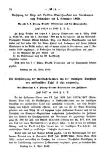 Verordnungsblatt für den Dienstbereich des K.K. Finanzministeriums für die im Reichsrate Vertretenen Königreiche und Länder : [...] : Beilage zu dem Verordnungsblatte für den Dienstbereich des K.K. Österr. Finanz-Ministeriums  18600413 Seite: 2