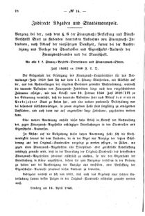 Verordnungsblatt für den Dienstbereich des K.K. Finanzministeriums für die im Reichsrate Vertretenen Königreiche und Länder : [...] : Beilage zu dem Verordnungsblatte für den Dienstbereich des K.K. Österr. Finanz-Ministeriums  18600430 Seite: 2