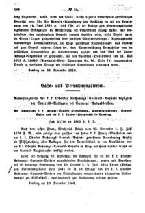 Verordnungsblatt für den Dienstbereich des K.K. Finanzministeriums für die im Reichsrate Vertretenen Königreiche und Länder : [...] : Beilage zu dem Verordnungsblatte für den Dienstbereich des K.K. Österr. Finanz-Ministeriums  18601215 Seite: 2