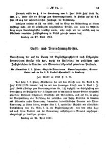 Verordnungsblatt für den Dienstbereich des K.K. Finanzministeriums für die im Reichsrate Vertretenen Königreiche und Länder : [...] : Beilage zu dem Verordnungsblatte für den Dienstbereich des K.K. Österr. Finanz-Ministeriums  18610507 Seite: 3