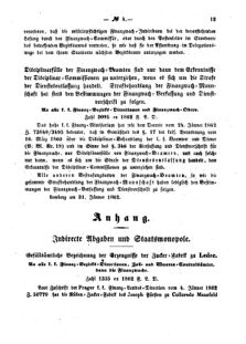 Verordnungsblatt für den Dienstbereich des K.K. Finanzministeriums für die im Reichsrate Vertretenen Königreiche und Länder : [...] : Beilage zu dem Verordnungsblatte für den Dienstbereich des K.K. Österr. Finanz-Ministeriums  18620206 Seite: 3