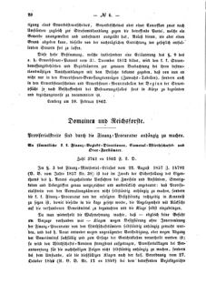 Verordnungsblatt für den Dienstbereich des K.K. Finanzministeriums für die im Reichsrate Vertretenen Königreiche und Länder : [...] : Beilage zu dem Verordnungsblatte für den Dienstbereich des K.K. Österr. Finanz-Ministeriums  18620220 Seite: 2