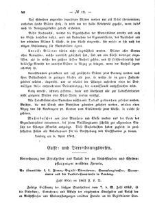 Verordnungsblatt für den Dienstbereich des K.K. Finanzministeriums für die im Reichsrate Vertretenen Königreiche und Länder : [...] : Beilage zu dem Verordnungsblatte für den Dienstbereich des K.K. Österr. Finanz-Ministeriums  18620410 Seite: 4