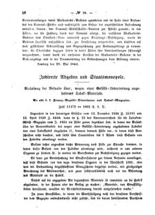 Verordnungsblatt für den Dienstbereich des K.K. Finanzministeriums für die im Reichsrate Vertretenen Königreiche und Länder : [...] : Beilage zu dem Verordnungsblatte für den Dienstbereich des K.K. Österr. Finanz-Ministeriums  18620618 Seite: 2