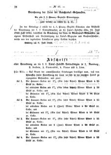 Verordnungsblatt für den Dienstbereich des K.K. Finanzministeriums für die im Reichsrate Vertretenen Königreiche und Länder : [...] : Beilage zu dem Verordnungsblatte für den Dienstbereich des K.K. Österr. Finanz-Ministeriums  18620718 Seite: 2