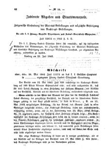 Verordnungsblatt für den Dienstbereich des K.K. Finanzministeriums für die im Reichsrate Vertretenen Königreiche und Länder : [...] : Beilage zu dem Verordnungsblatte für den Dienstbereich des K.K. Österr. Finanz-Ministeriums  18620730 Seite: 2