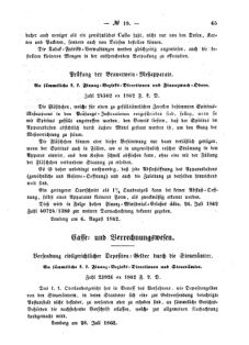 Verordnungsblatt für den Dienstbereich des K.K. Finanzministeriums für die im Reichsrate Vertretenen Königreiche und Länder : [...] : Beilage zu dem Verordnungsblatte für den Dienstbereich des K.K. Österr. Finanz-Ministeriums  18620814 Seite: 3