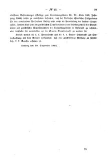 Verordnungsblatt für den Dienstbereich des K.K. Finanzministeriums für die im Reichsrate Vertretenen Königreiche und Länder : [...] : Beilage zu dem Verordnungsblatte für den Dienstbereich des K.K. Österr. Finanz-Ministeriums  18620930 Seite: 5