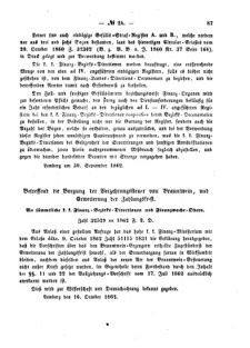 Verordnungsblatt für den Dienstbereich des K.K. Finanzministeriums für die im Reichsrate Vertretenen Königreiche und Länder : [...] : Beilage zu dem Verordnungsblatte für den Dienstbereich des K.K. Österr. Finanz-Ministeriums  18621022 Seite: 3