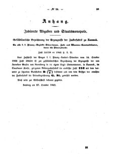 Verordnungsblatt für den Dienstbereich des K.K. Finanzministeriums für die im Reichsrate Vertretenen Königreiche und Länder : [...] : Beilage zu dem Verordnungsblatte für den Dienstbereich des K.K. Österr. Finanz-Ministeriums  18621106 Seite: 5