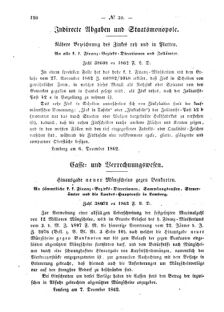 Verordnungsblatt für den Dienstbereich des K.K. Finanzministeriums für die im Reichsrate Vertretenen Königreiche und Länder : [...] : Beilage zu dem Verordnungsblatte für den Dienstbereich des K.K. Österr. Finanz-Ministeriums  18621216 Seite: 2