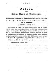 Verordnungsblatt für den Dienstbereich des K.K. Finanzministeriums für die im Reichsrate Vertretenen Königreiche und Länder : [...] : Beilage zu dem Verordnungsblatte für den Dienstbereich des K.K. Österr. Finanz-Ministeriums  18630116 Seite: 4