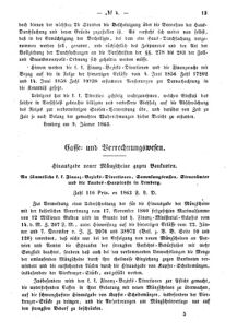 Verordnungsblatt für den Dienstbereich des K.K. Finanzministeriums für die im Reichsrate Vertretenen Königreiche und Länder : [...] : Beilage zu dem Verordnungsblatte für den Dienstbereich des K.K. Österr. Finanz-Ministeriums  18630128 Seite: 5