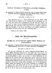 Verordnungsblatt für den Dienstbereich des K.K. Finanzministeriums für die im Reichsrate Vertretenen Königreiche und Länder : [...] : Beilage zu dem Verordnungsblatte für den Dienstbereich des K.K. Österr. Finanz-Ministeriums  18630306 Seite: 2